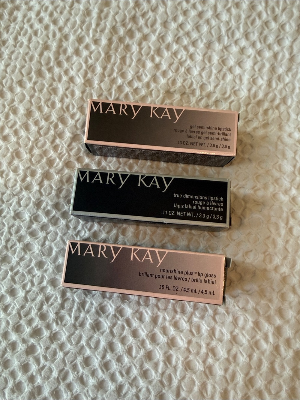 Mary Kay Lipstick & Lip Gloss Trio